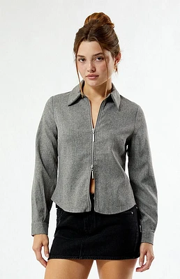 Another Girl 2-Way Zip Jacket