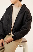 Pacsun Black Nylon Bomber Jacket