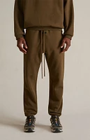 Fear of God Essentials Olive Fleece Sweatpants