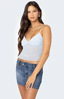 Edikted Serafina Sheer Mesh Tank Top