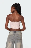 Edikted Nadine Lace Tube Top