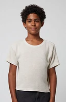 Pacsun Kids Oatmeal Boxy Oversized T-Shirt