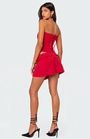 Edikted Selena Asymmetric Wrap Mini Skirt