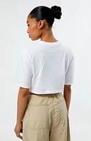 Pacsun Pacific Sunwear Eyelet Super Cropped T-Shirt