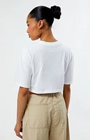 PacSun Pacific Sunwear Eyelet Super Cropped T-Shirt