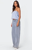 Edikted Toby Striped Tube Top