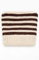 PacSun Striped Square Knit Beanie