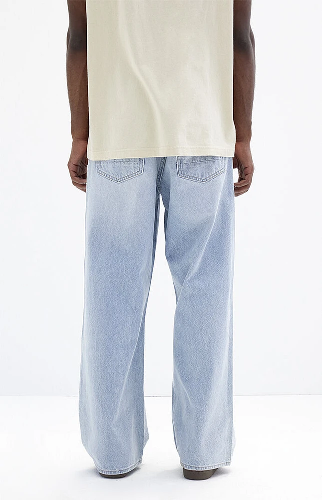 PacSun Light Indigo Extreme Baggy Jeans