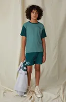 Land Rover Kids Green Heritage Boyfriend Sweat Shorts