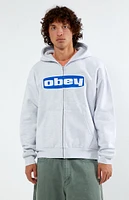 Obey Boxed Extra Heavyweight Zip Hoodie