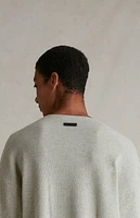Fear of God Essentials Heather Stone Waffle Knit Short Sleeve T-Shirt