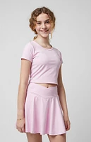 PAC 1980 Kids WHISPER Active Pink Crossover Mini Skort