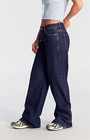 Pacsun Casey Low Rise Baggy Jeans Dark Indigo