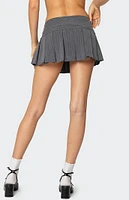 Edikted Bowen Pinstripe Pleated Mini Skort