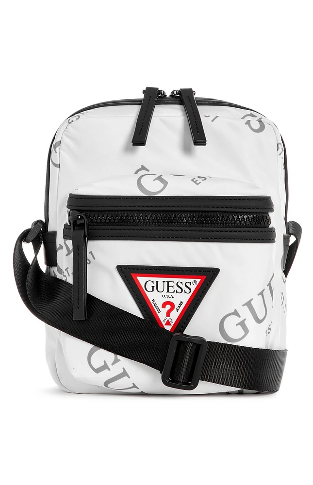 Guess Originals White Logo Camera Bag