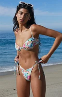 PacSun Eco Floral Mischa V Tie Side Bikini Bottom