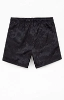 PacSun Midnight Camo AOP 4.5'' Swim Trunks