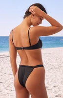 Dippin' Daisy's Black Emma Underwire Bralette Bikini Top