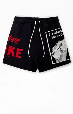 Coca Cola By Pacsun Serve Open Sweat Shorts