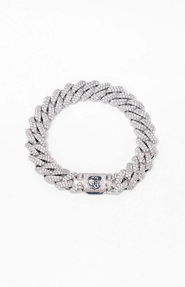 King Ice Diamond Cut Cuban Bracelet