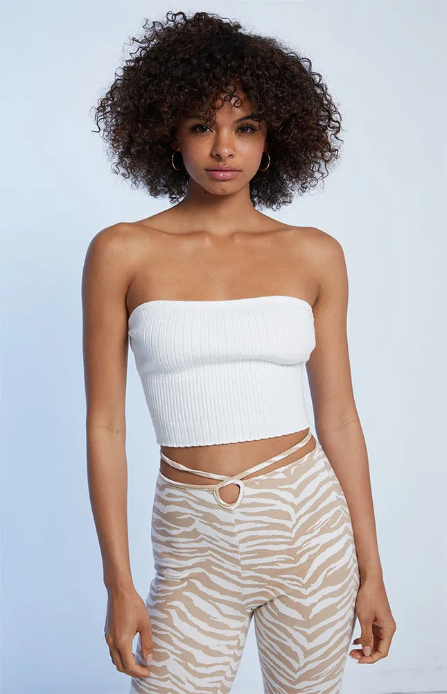 LA Hearts Longline Ribbed Tube Top