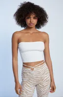 LA Hearts Longline Ribbed Tube Top