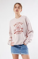 PS / LA Pacific Sunwear Crest Crew Neck Sweatshirt