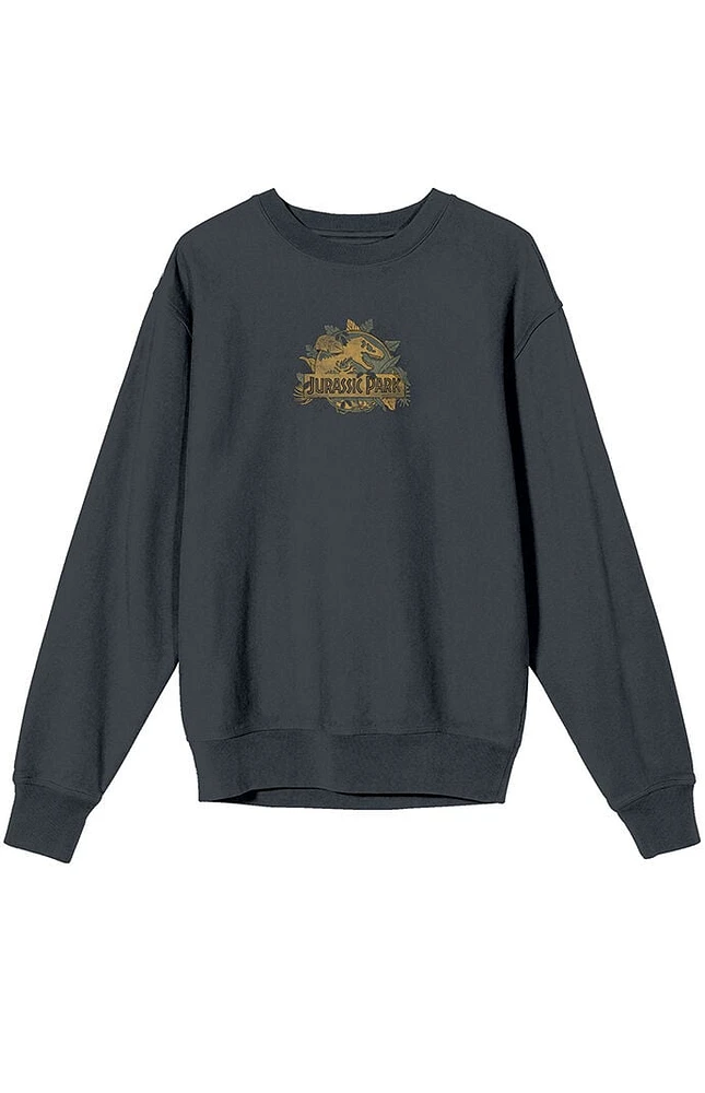 Jurassic Park Classic Logo Crew Neck Sweatshirt