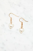 John Galt Heart Drop Earrings