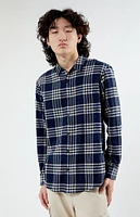 PacSun Blue Plaid Classic Shirt