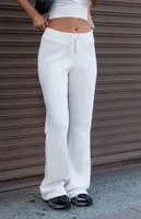 John Galt White Hilary Soft Yoga Pants