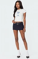 Edikted Duna Belted Mini Skort