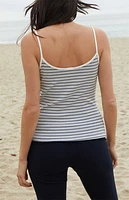 John Galt Skylar Striped Tank Top