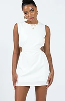 Princess Polly White Mayzie Mini Dress