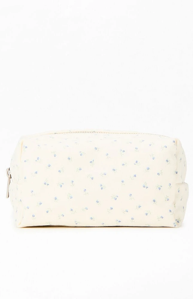 John Galt Cream Floral Travel Bag