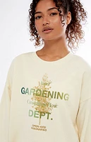 Coney Island Picnic Eco Gardening Dept. Crew Neck Sweatshirt