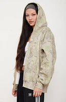 Pacsun Camo Tree Zip Up Hoodie