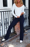 John Galt Light Blue Mckenna Long Sleeve Top