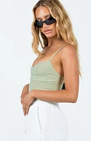 Princess Polly Khaki Linden Bodysuit