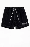 Playboy By PacSun Script 6.5" Swim Trunks