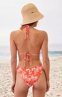 Roxy Vacay Vibes Side Tab Cheeky Bikini Bottom