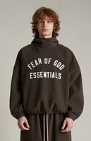 Fear of God Essentials Brown Brushed Yarn Hoodie