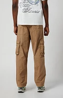 PacSun Tan Ripstop Baggy Cargo Pants