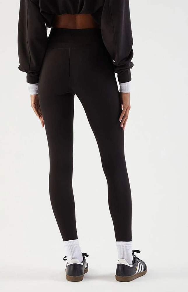PAC 1980 WHISPER Black Active Crossover Yoga Pants