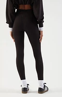PAC 1980 WHISPER Black Active Crossover Yoga Pants