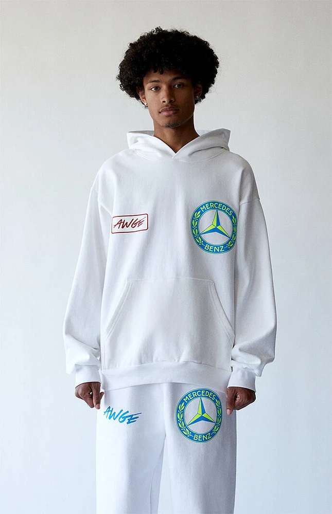 x Mercedes Benz White Hoodie