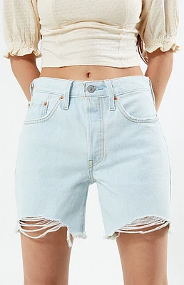Levi's 501 Mid Thigh Denim Shorts