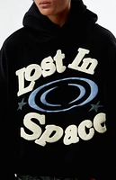 PacSun Lost Space Puff Graphic Cropped Hoodie