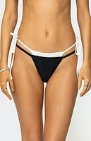 Edikted Jessica Layered String Bikini Bottom