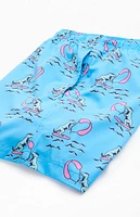 Bermies Jurassic Surfer 5" Swim Trunks